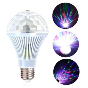 RGB Rotating LED Bulb