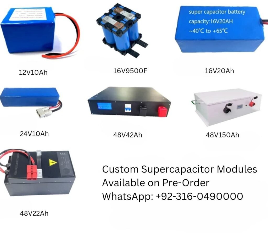 12V 500F Supercapacitor Module (6S)